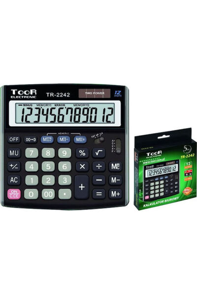 TOOR Calculator de culoare neagră 1 bucată Cod: WIKR-935954
