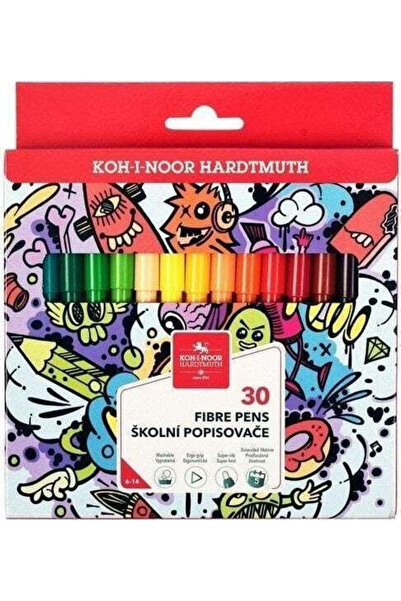 Koh-i Noor Set de 30 de markere colorate Koh-i-noor Teenage