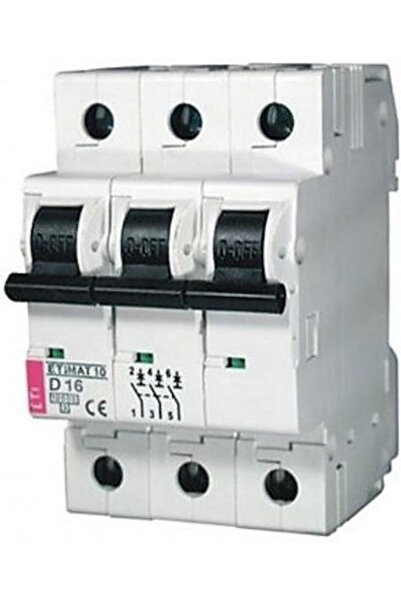 Eti Panou de comutare cu 3 poli, comutator cu buton, 400V 16A