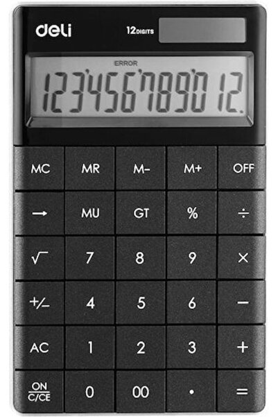 Generic Brand Calculator 1589 cu 12 cifre, de culoare neagră, 1 bucată, Cod: ...
