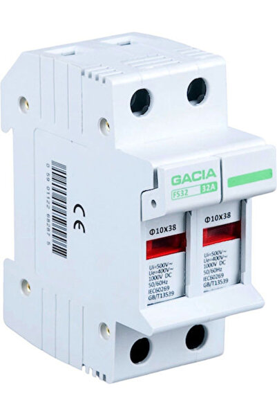 vcx Pro Gacia Dc Fs-32 2p Indicator de siguranță pentru bază 32A 1000VDC