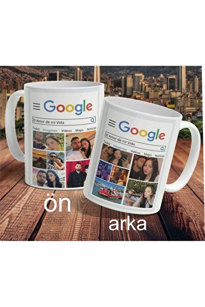 porselen kişiye özel resimli gogle arama fotoğraf kupa bardağı Sevgiliye,eşin...