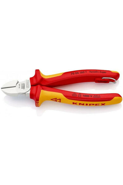 Knipex Clește tăietor electrician Lungime 160mm Cod: 70 06 160 T