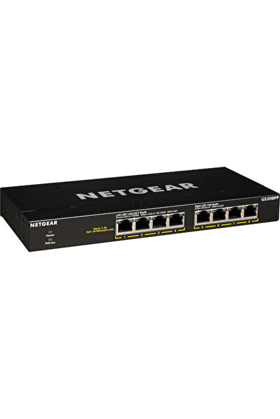 NETGEAR GS308PP Switch L2 PoE+ negestionabil cu 8 porturi Ethernet Gigabit (1...