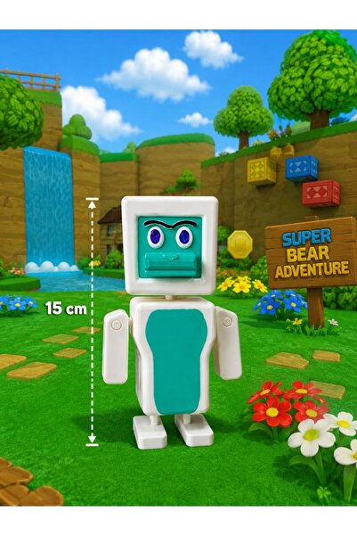 Giftbox3d SUPER BEAR ADVENTURE YETİ KARAKTERİ 15CM DEV BOY