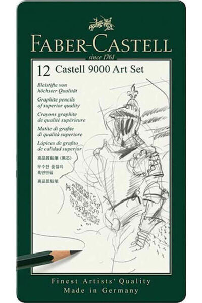 Faber Castell Faber-Castell 9000 Creioane Verzi 12 bucăți