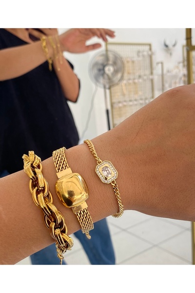 GAMZE Steel Bracelet Set