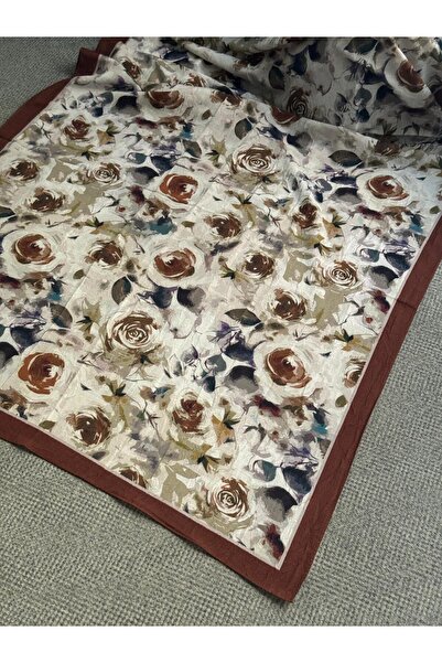 Degs Scarf Patterned Cotton Soft Ethnic Shawl Bamboo Floral Women's Shawl