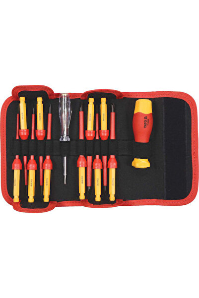 yato Set șurubelnițe electrice VDE 1000V cu 12 capete interschimbabile Cod: Y...