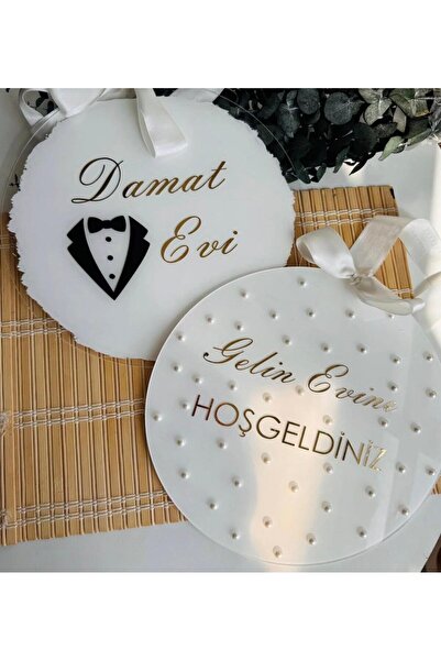 Pembe Portakal KİŞİYE ÖZEL TASARIM KAPI SÜSÜ, GELİN EVİ , DAMAT EVİ TASARIM.