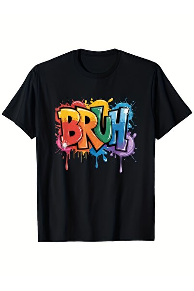 23 nisan Boys & Men's Bruh Meme Graphic - Heavyweight 220gsm Pure cotton Retr...
