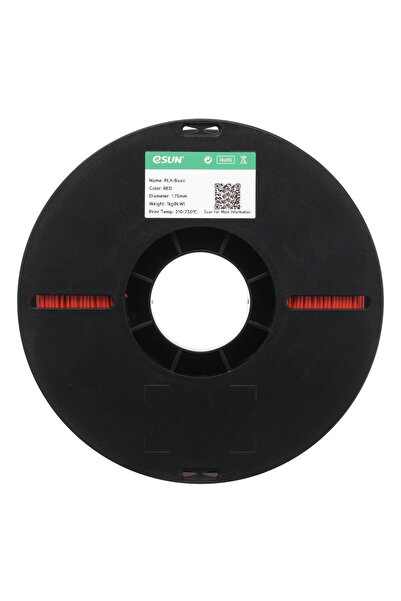 eSun Kırmızı PLA Basic Filament 1.75 mm 3D Yazıcı Hammaddesi 1 kg