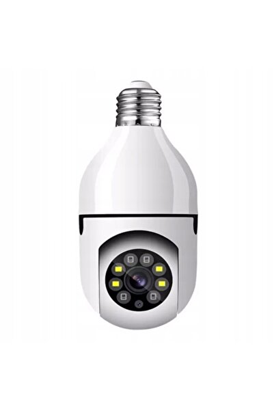 OnShop Camera de supraveghere tip bec, Onshop, Rotativa, Wireless, Full HD, Alb