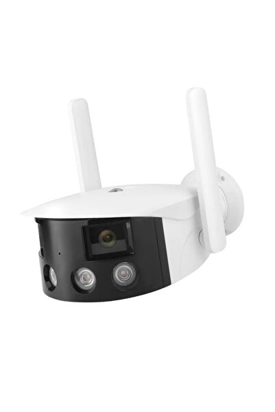 OnShop Camera Supraveghere Dubla Impermeabil Wireless 4MPX, Onshop, Alb/Negru
