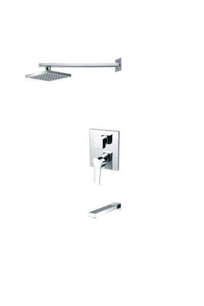 Milano Charming 2 Way Concealed Bath Shower Mixer Complete Set