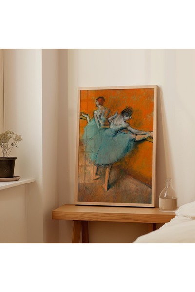 Pegziz Tablou Edgar Degas: Dansatori la bară |   Artă a balerinii, decor de p...