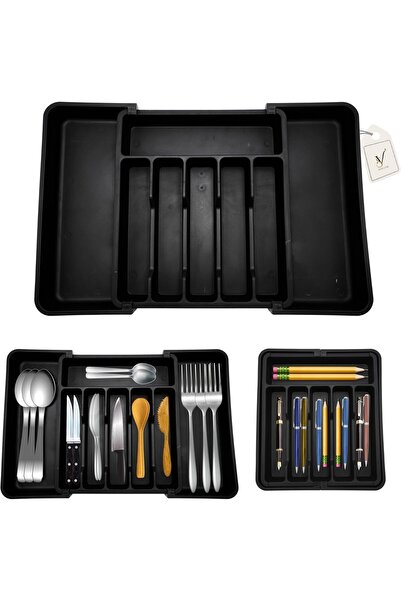 View star Viewstar Expandable Silverware Drawer Organizer – Large Adjustable ...