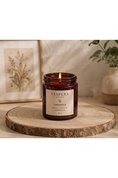 VESPERA Living Romantica Kokulu Mum - 200 ml Dekoratif Mum
