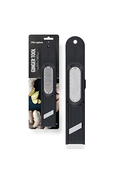 Microplane Razatoare 3 in 1, Microplane, Otel inoxidabil, Negru