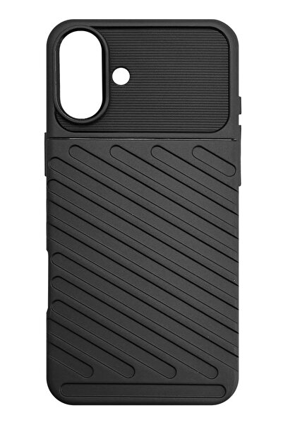 POWERTECH θήκη Thunder MOB-1995 για iPhone 16, μαύρη