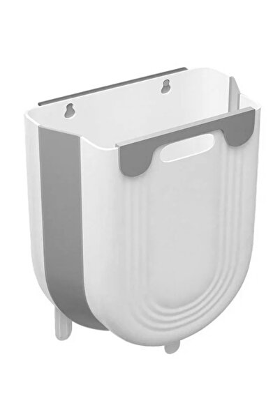 unbranded Πτυσσόμενος κάδος απορριμμάτων CLN-0053, 7L, 21.5x11x20cm, γκρι