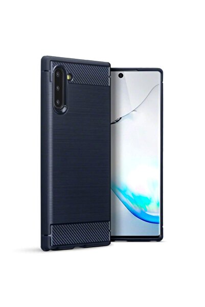 Terrapin Θήκη Σιλικόνης Carbon Fibre Samsung Galaxy Note 10 - Blue