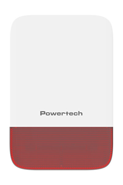 POWERTECH σειρήνα PT-1608, εξωτερικού χώρου, IP65, 433MHz, 120dB, 5000mAh, κό...