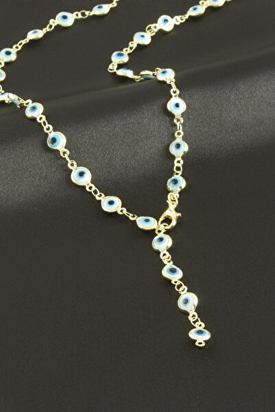 Marsilyan Nazar Mineli Y Necklace Ilkel-Bjt940