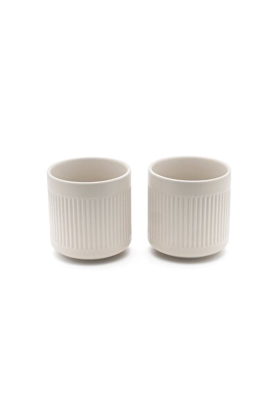 Bredemeijer Cani din portelan Skagen, set 2 bucati, 300ml, alb
