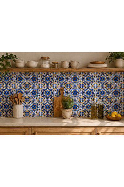 cyatelier Self-Adhesive Tile Sticker |   Kitchen Interlayer Covering Foil |  ...