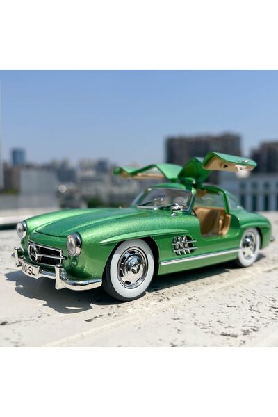 scntoys Mercedes-Benz 300 Sl Blue 1954 Model Classic Car 1/24 Scale Mercedes ...
