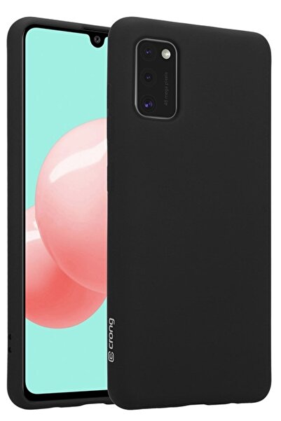 Crong Color Θήκη Premium Σιλικόνης Samsung Galaxy A41 - Black