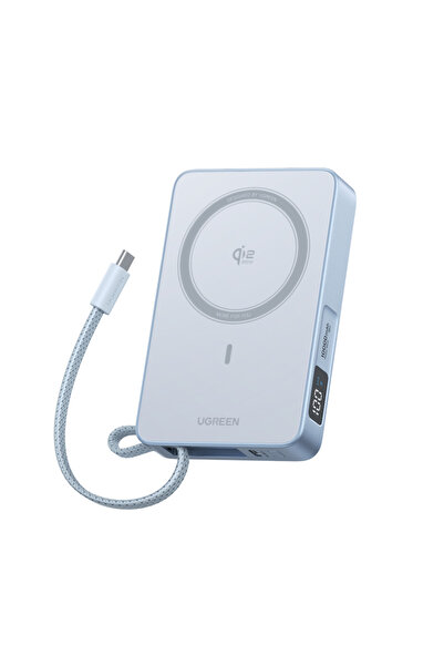 Ugreen MagFlow 10000mAh Qi2.2 25W Μαγνητικό Power Bank, Μπλε