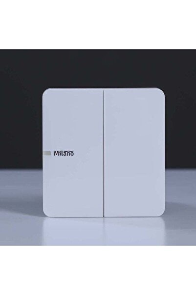 Danube Home - Milano 10A 2 Gang 1 Way Switch Wh Ps