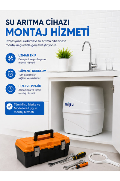Mil Su Arıtma Cihazı Profesyonel Montaj Hizmeti