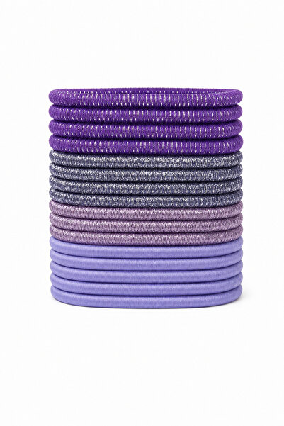 Jack Ferrero Flexible Rubber Hair Clip Set in Bright Purple and Lilac Shades ...