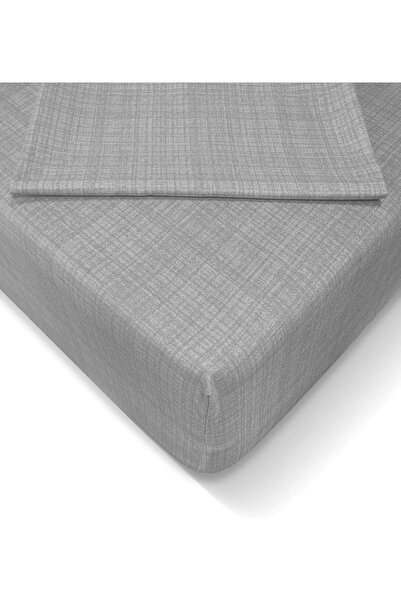 Yıldızan Ysf Shop Alla Turca 120X200 cm Elastic Sheet Set - Gray At7610 188675