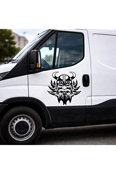 Amo-Stickers Sticker IVECO Viking 40cm Gri inchis