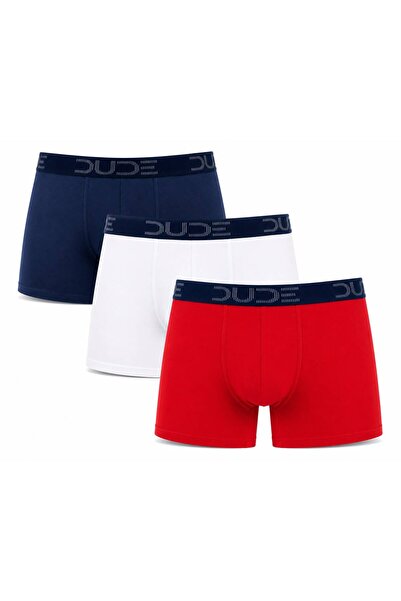 Erkek Premium Penye 3'lü Esnek Boxer Paketi (Damat Bohçası) Çeyiz Seti