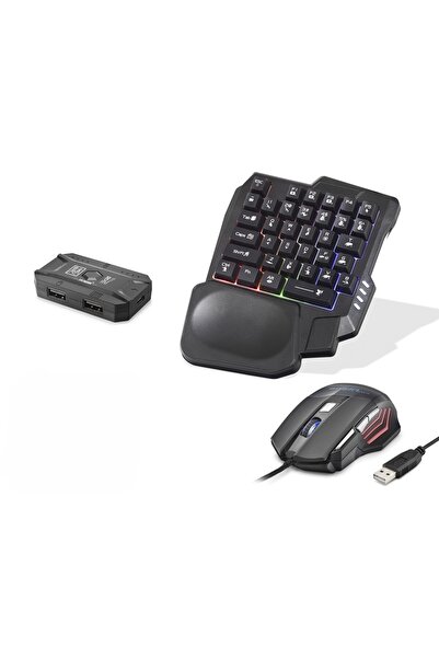 Skygo Mobil Oyun Klye Mouse Dönüştürücü Seti Rgb Siyah K191