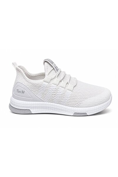 TOOM White Children's Sports Shoes Lightweight Flexible Daily Walking Sneaker...