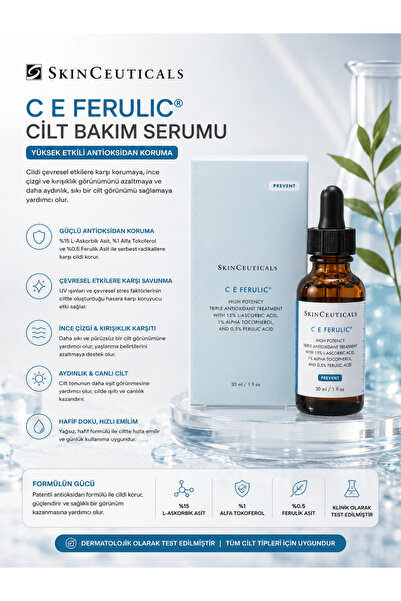 SkinCeuticals C E Ferulic Skin Care Serum 30 ml - Anti-Aging, Fine Line and W...