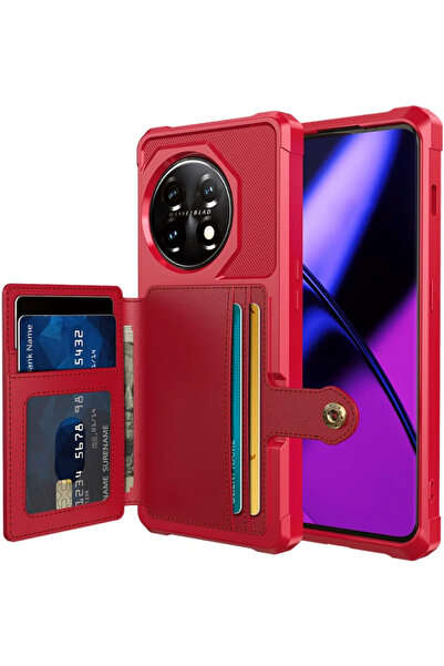 HappyCase 3 σε 1 - Θήκη Σιλικόνης με Ενσωματωμένο PU Πορτοφόλι - OnePlus 11 -...