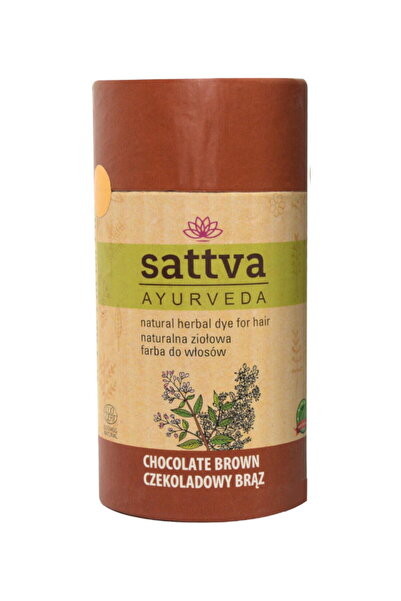 sattva Vopsea de Par Ciocolatiu Deschis (Chocolate Brown) 150g