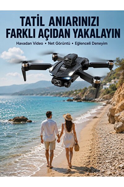 MEKs Taşınabilir Katlanabilir Drone ile Açık Alanlarda Keyifli Uçuş Deneyimi ...