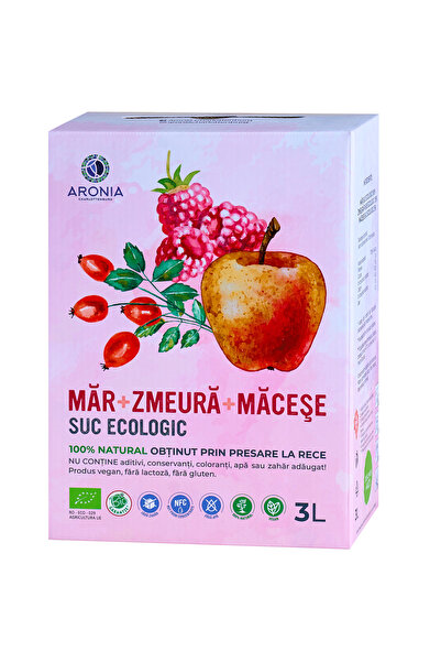 Aronia Charlottenburg Suc de Mar, Zmeura si Macese /Bio 3L