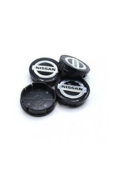 AksoyTuning Nissan Uyumlu Yedek Parça Geçmeli Siyah gri 55/58 mm Jant Göbeği