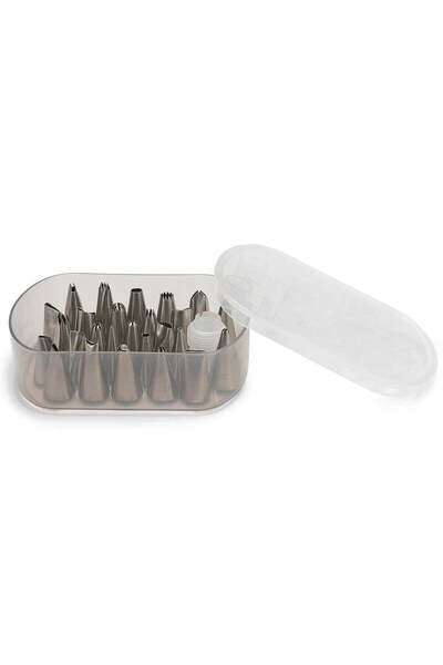 Patisse Set 27 de piese pentru decorat prajituri, inox -
