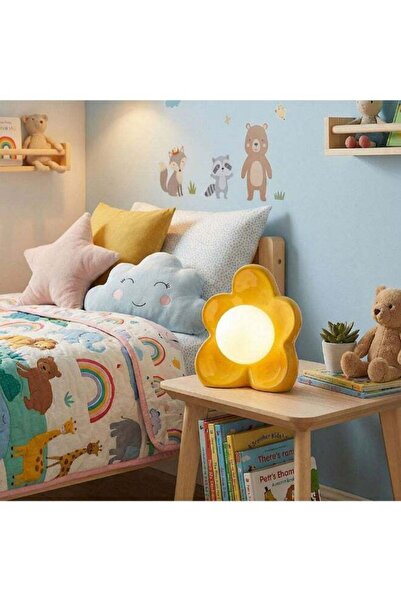 Danube Home Petal Pop Kids Ceramic Table Lamp