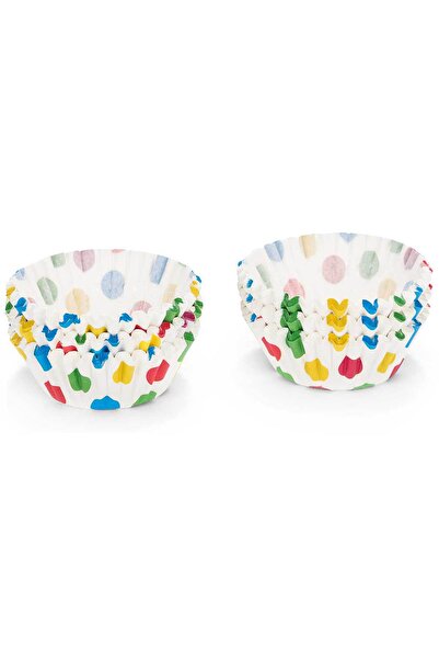 Patisse Set 200 hartii de copt pentru briose, 5 cm, multicolore -